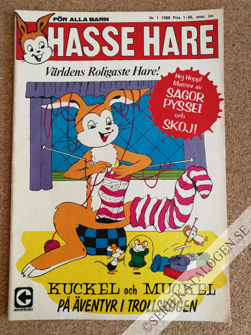 Framsida på Hasse Hare #1 (1968)