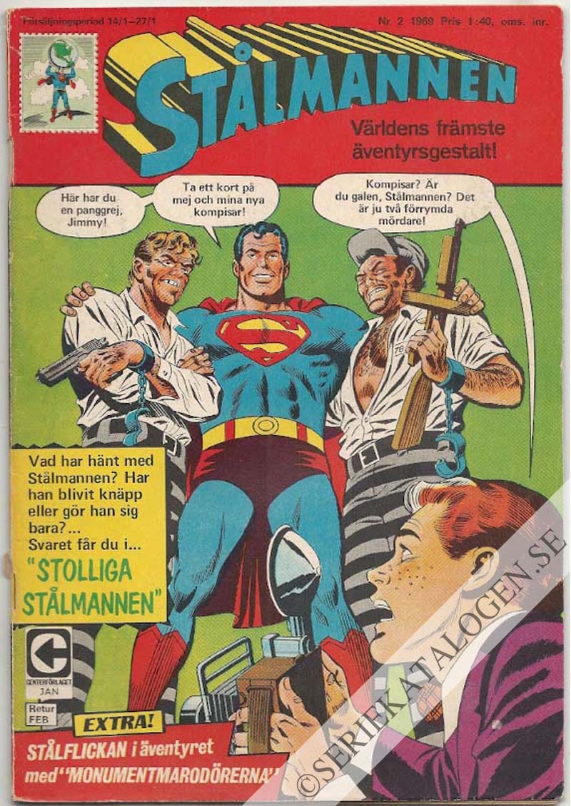 Framsida på Stålmannen #2 (1969)