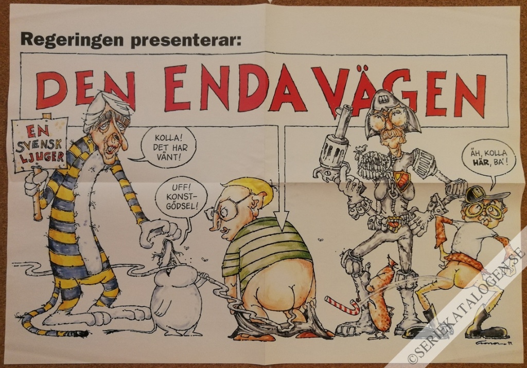 Bild på Den enda vägen! - folkvalda serieparodier (1994)