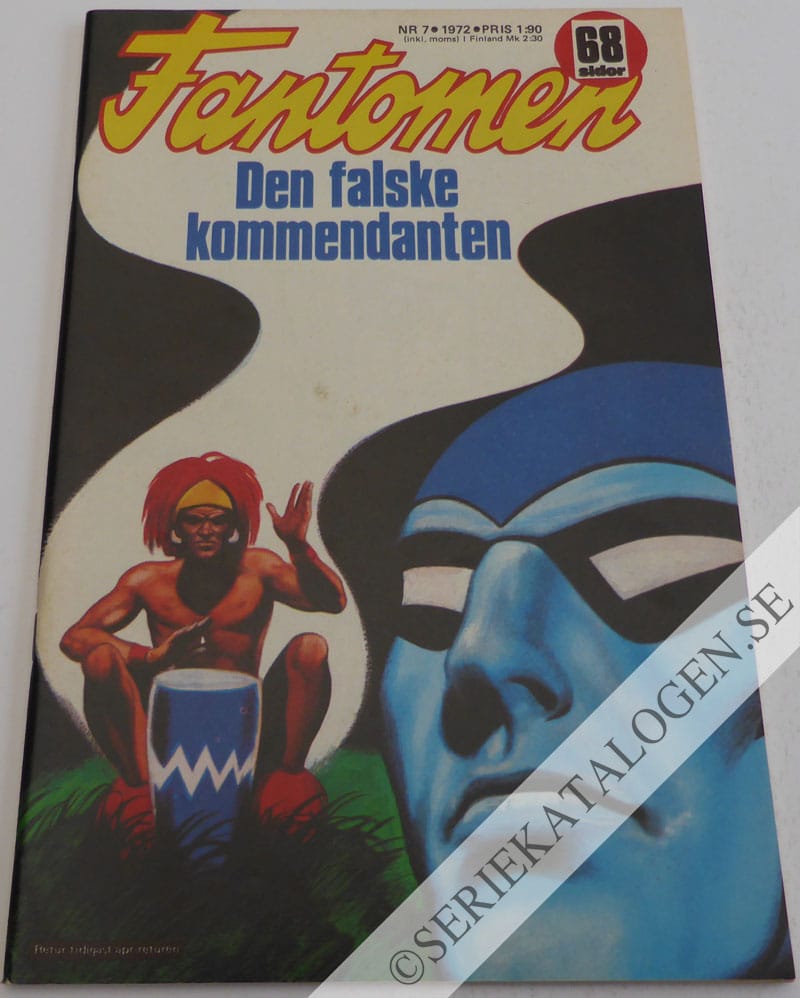 Framsida på Fantomen #7 (1972)