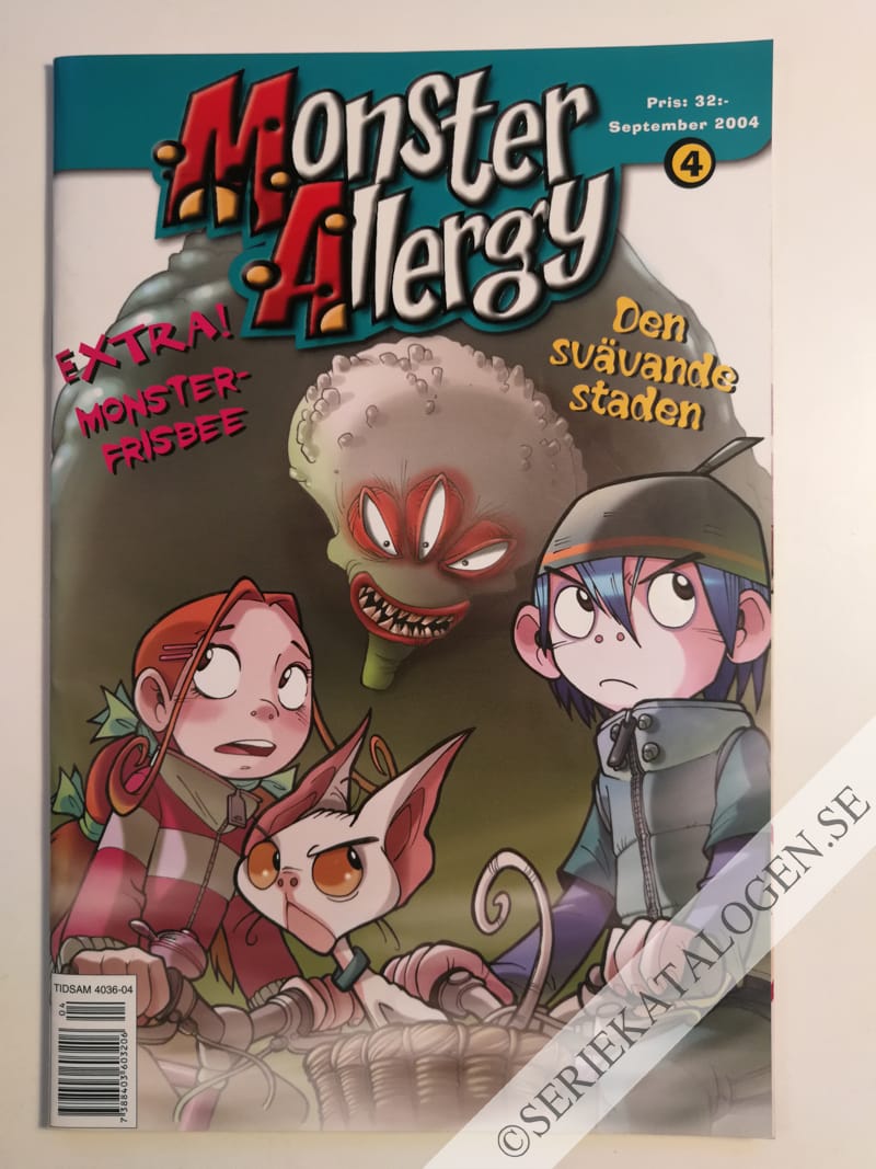 Framsida på Monster Allergy Den svävande staden (2004)