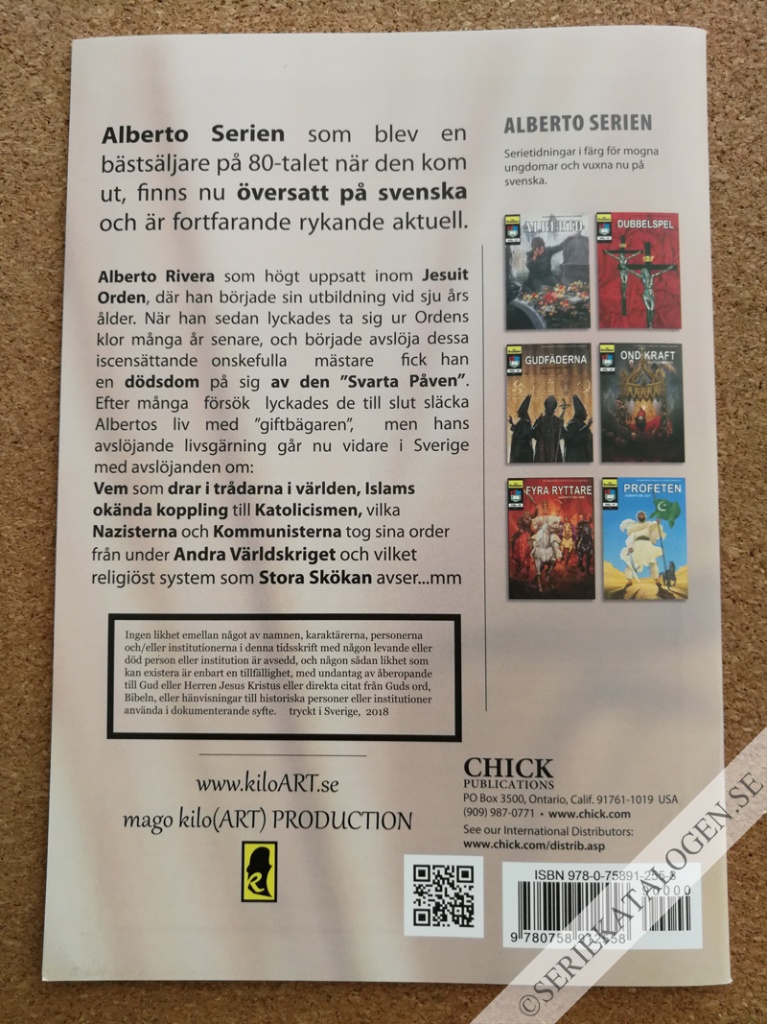 Baksida på Dubbelspel (2018)