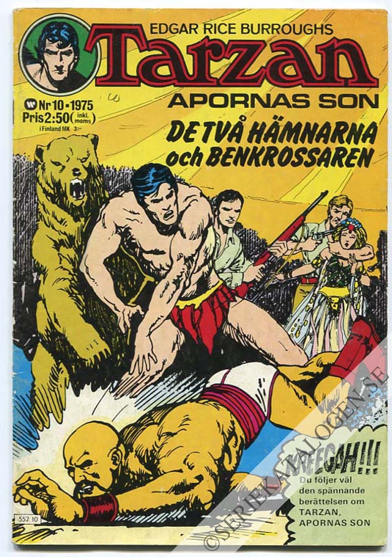 Framsida på Tarzan #10 (1975)