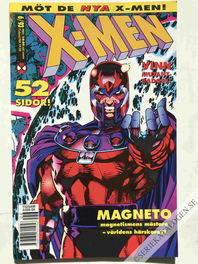 Framsida på X-Men #6 (1993)