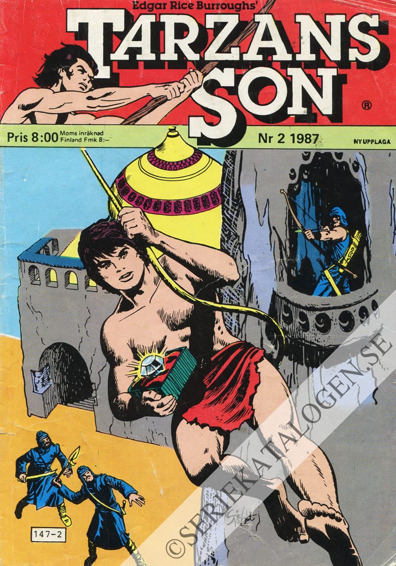 Framsida på Tarzans son #2 (1987)