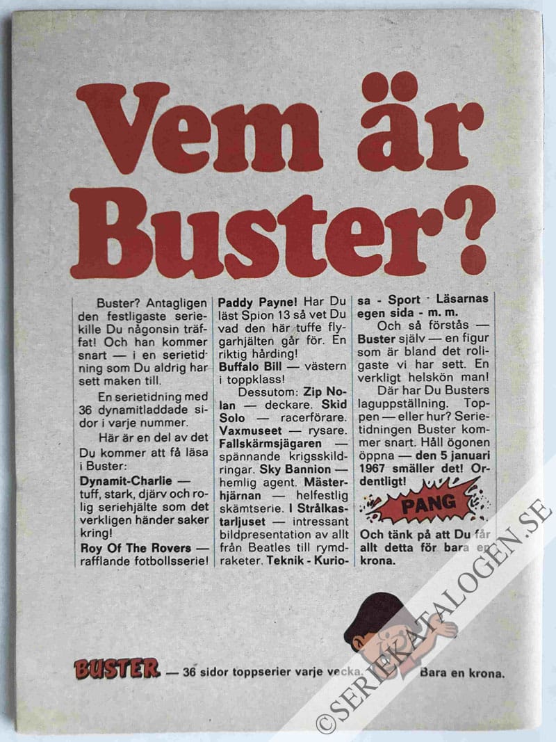 Baksida på Bomber ur skyn (1966)