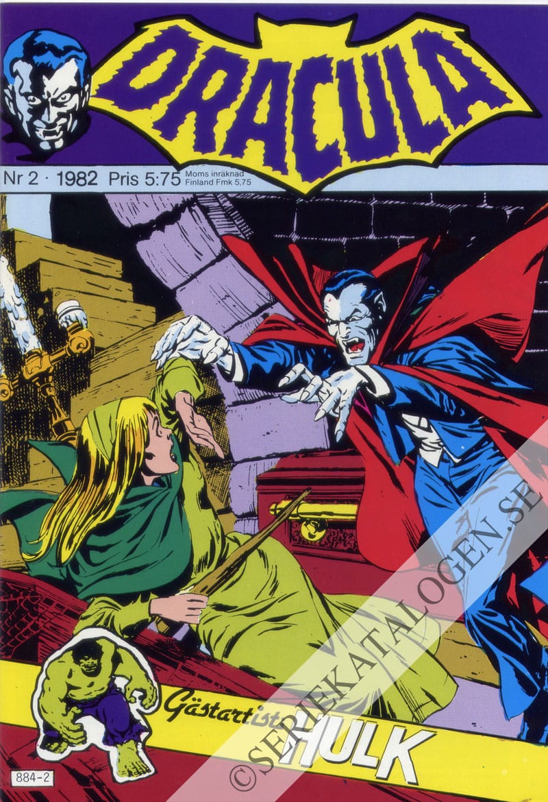 Framsida på Dracula #2 (1982)