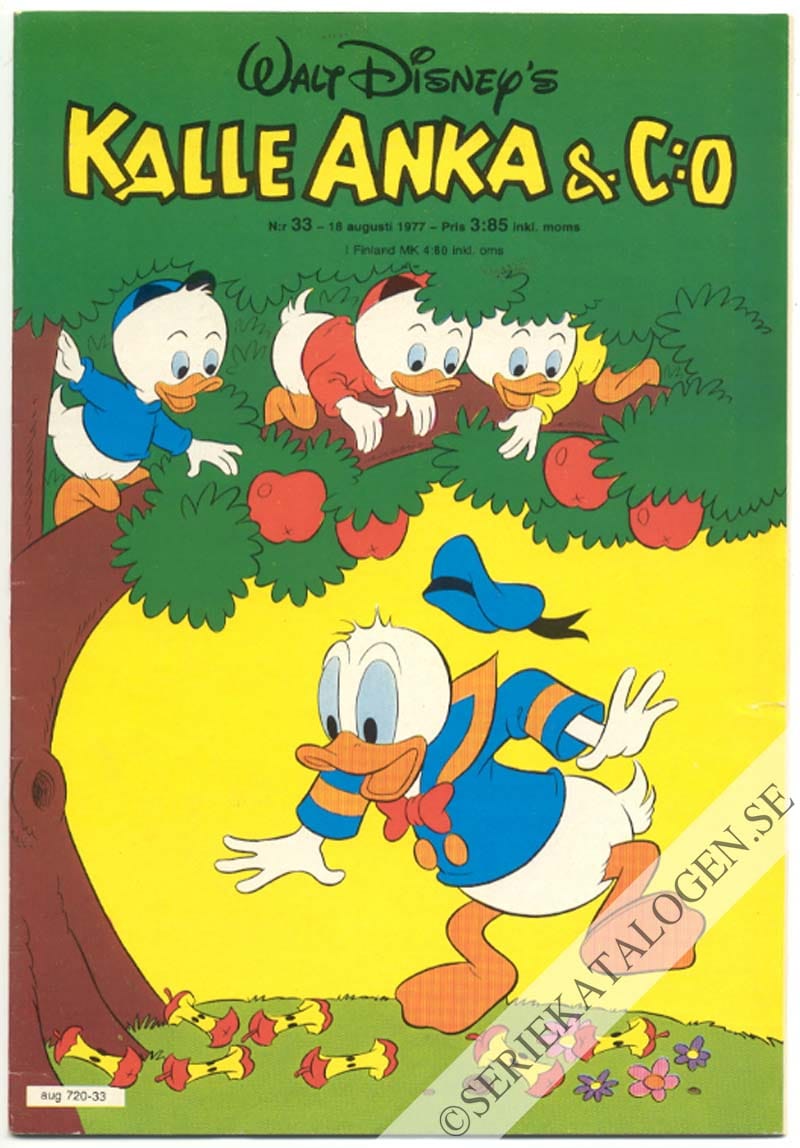 Framsida på Kalle Anka & C:o #33 (1977)