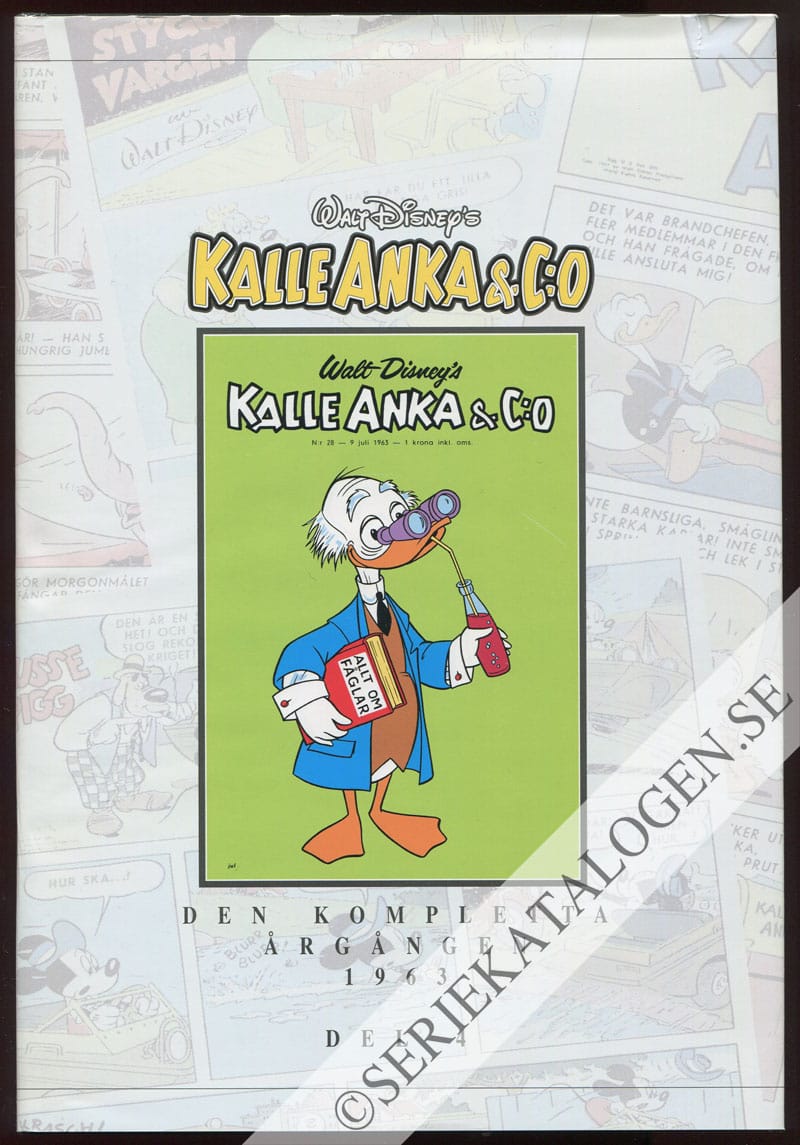 Framsida på Kalle Anka & C:o - den kompletta årgången 1963 del 4 (2008)