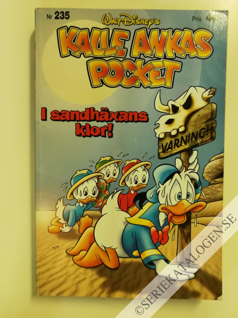 Framsida på Kalle Ankas pocket #235 - I sandhäxans klor! (1999)
