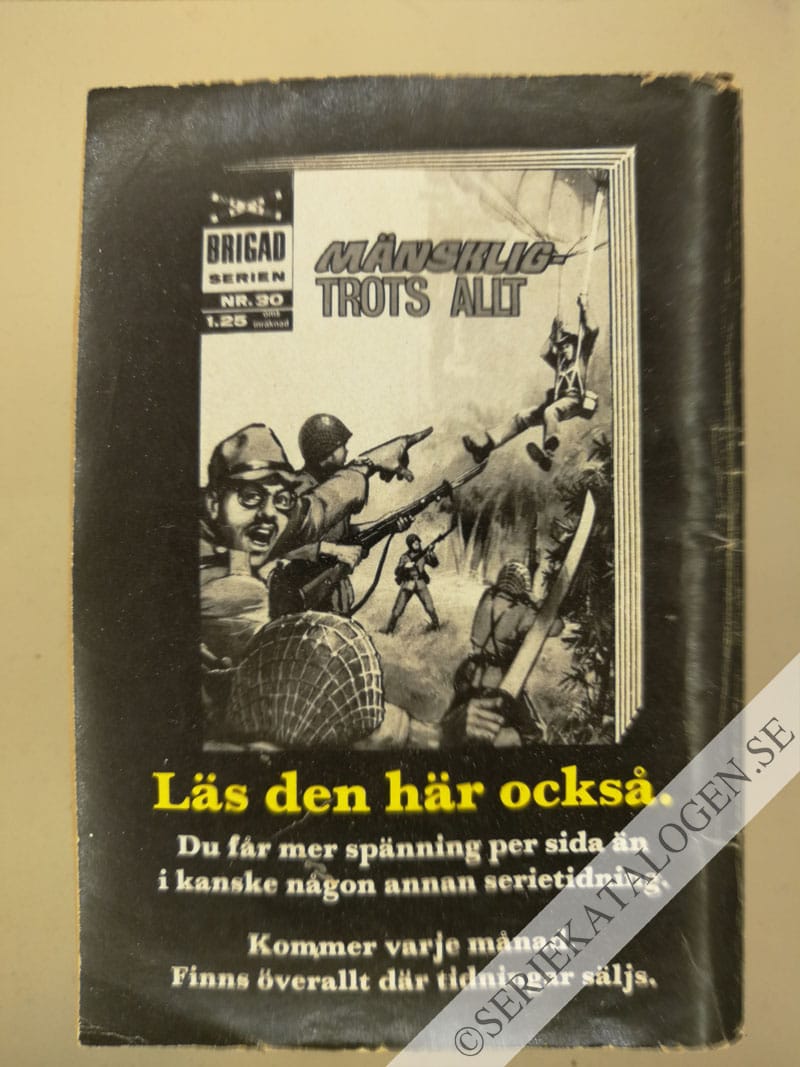 Baksida på Med uppdrag att döda (1969)