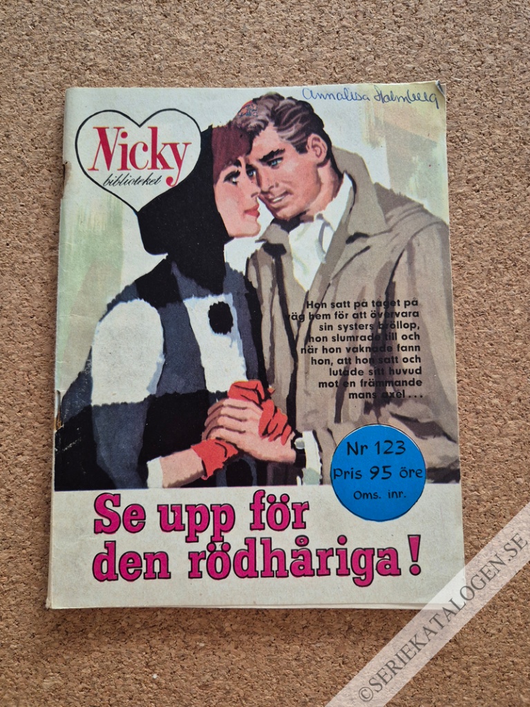 Framsida på Se upp för den rödhåriga! (1963)