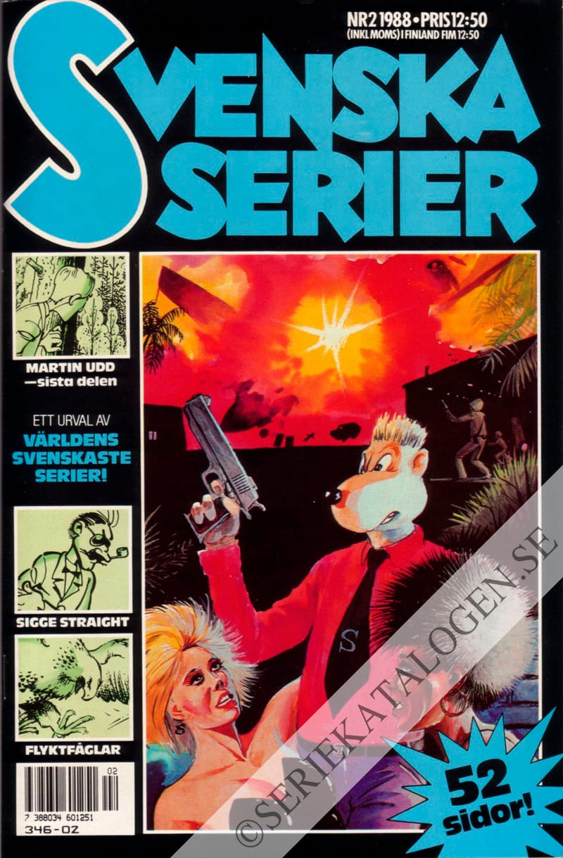 Framsida på Svenska serier #2 (1988)