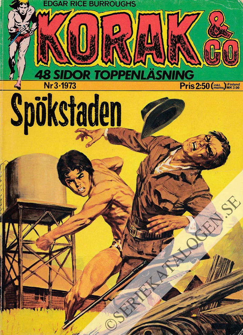 Framsida på Korak & C:o Spökstaden (1973)