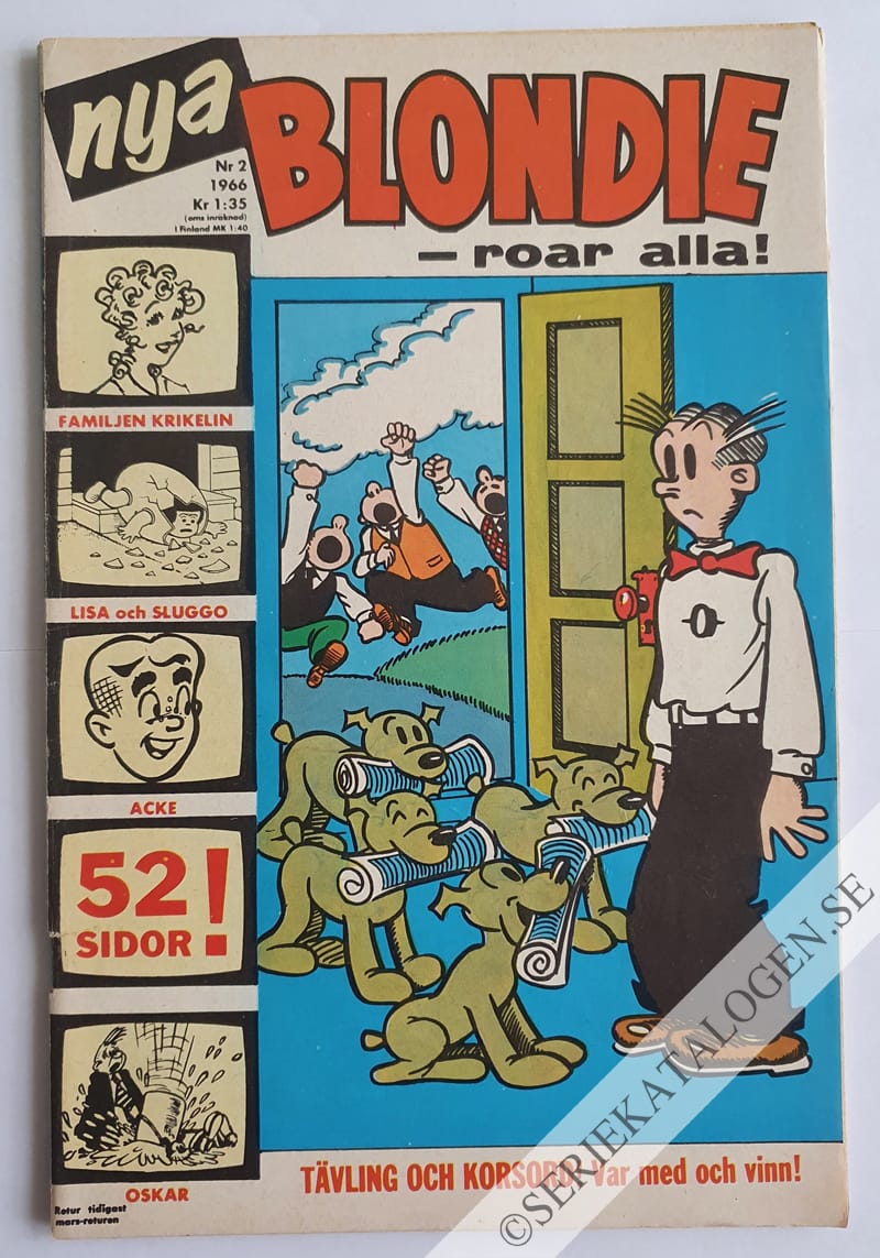 Framsida på Blondie #2 (1966)