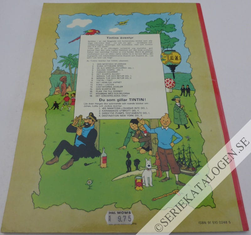Baksida på Den mystiska stjärnan (1972)