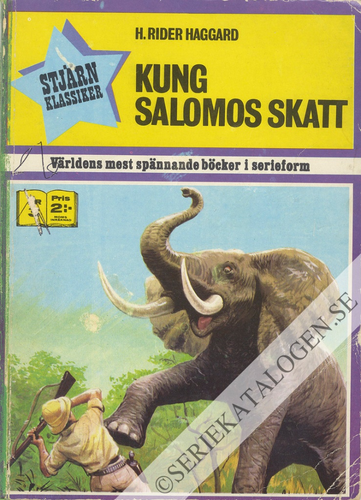 Framsida på Stjärnklassiker #3 - Kung Salomos skatt (1970)