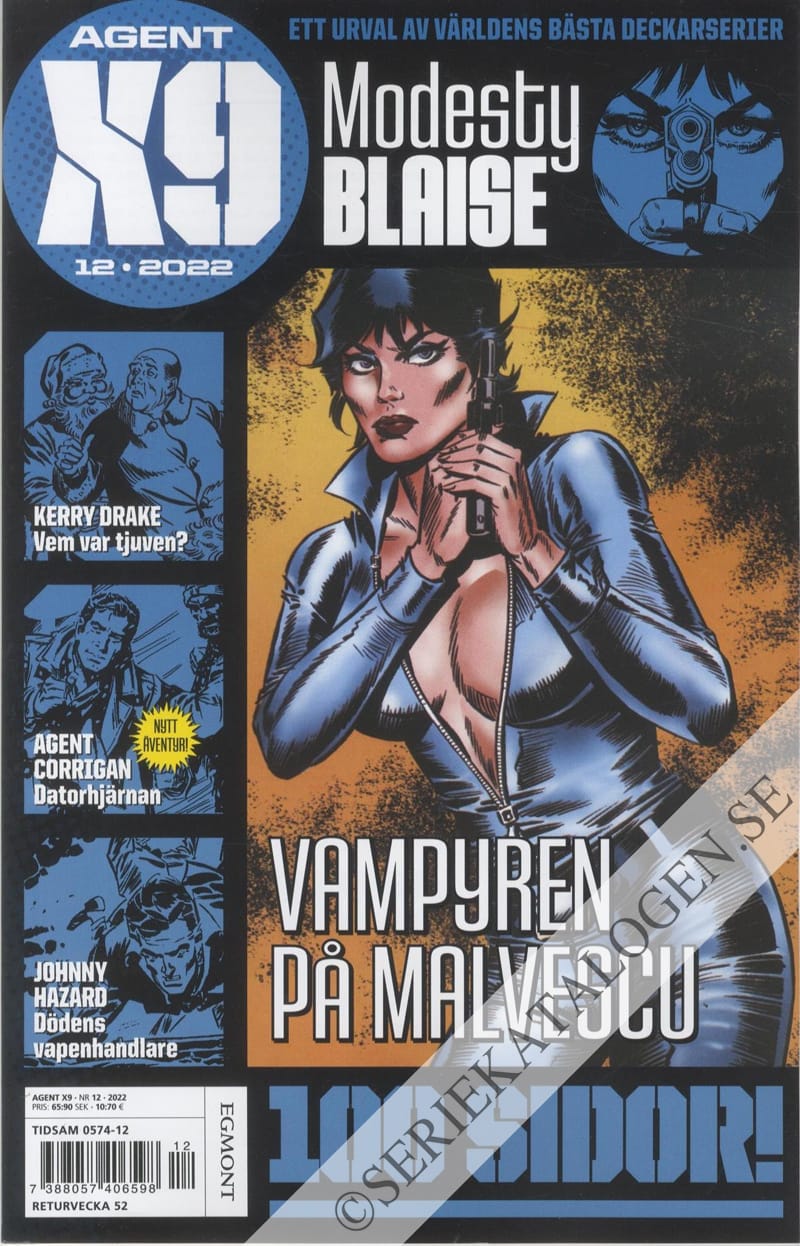 Framsida på Agent X9 #12 (2022)
