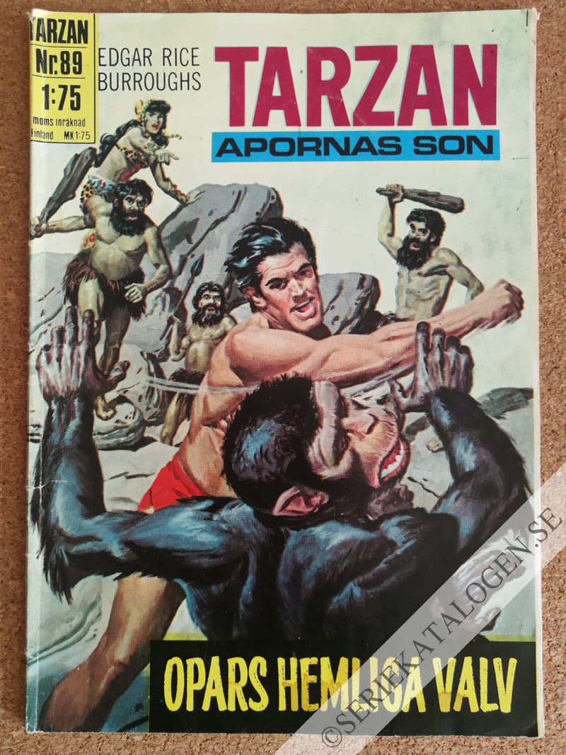 Framsida på Tarzan #89 (1971)