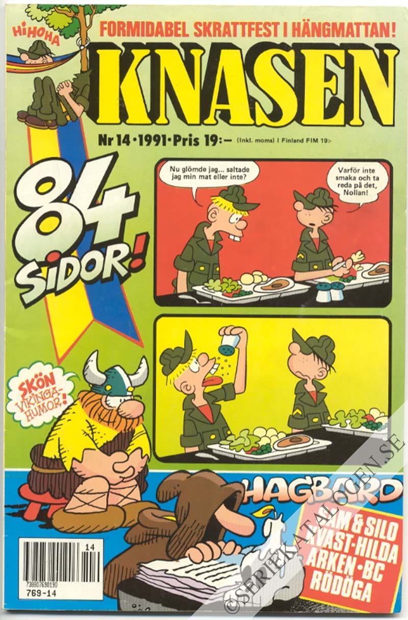 Framsida på Knasen #14 (1991)