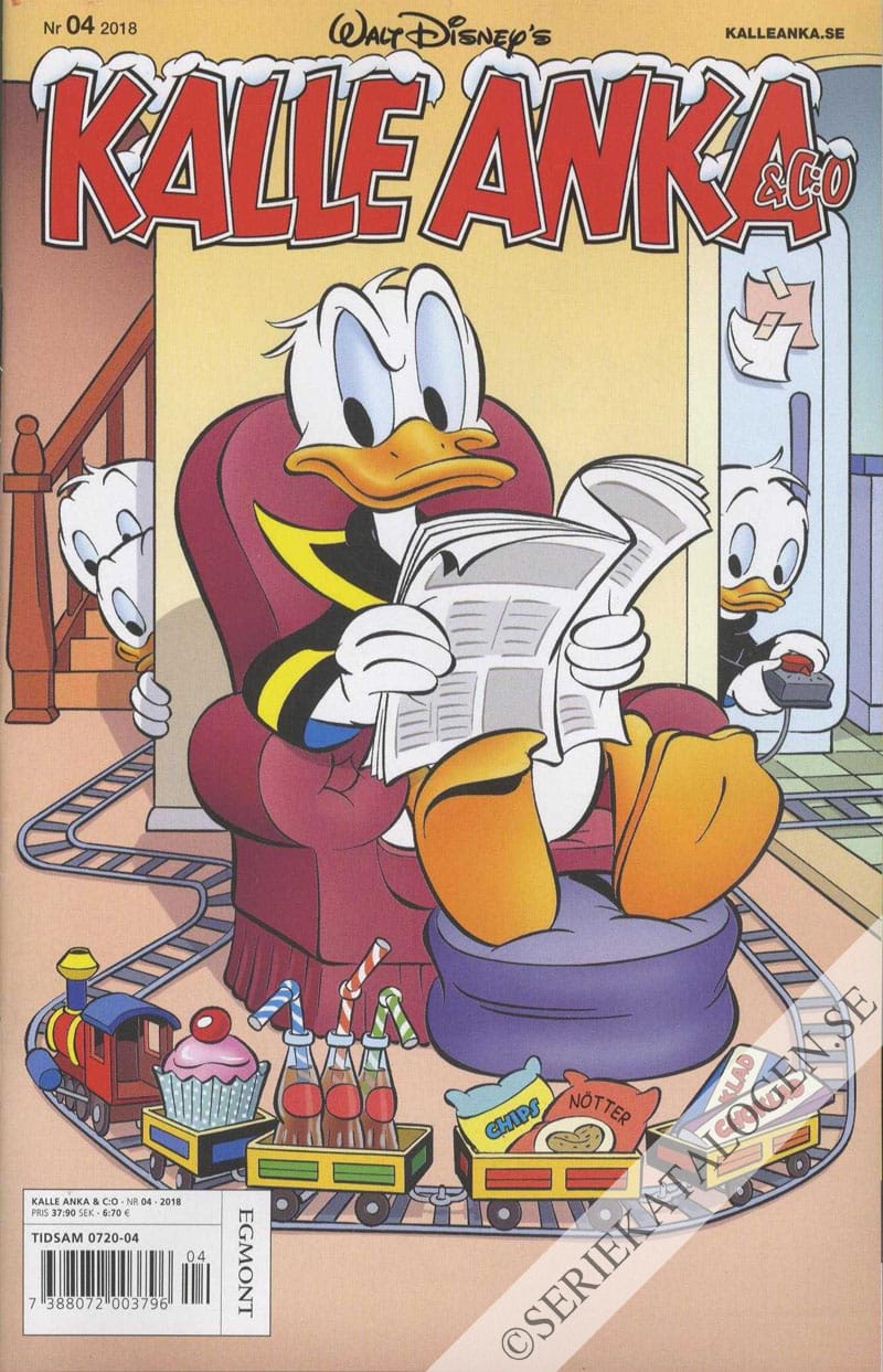 Framsida på Kalle Anka & C:o #4 (2018)