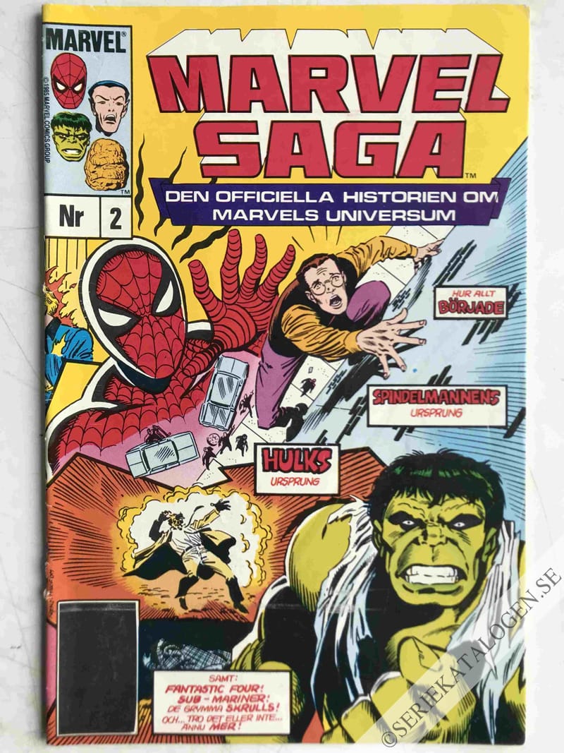 Framsida på Marvel saga #2 (1988)