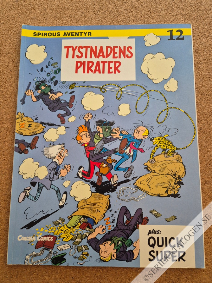 Framsida på Tystnadens pirater/Quick Super (1990)