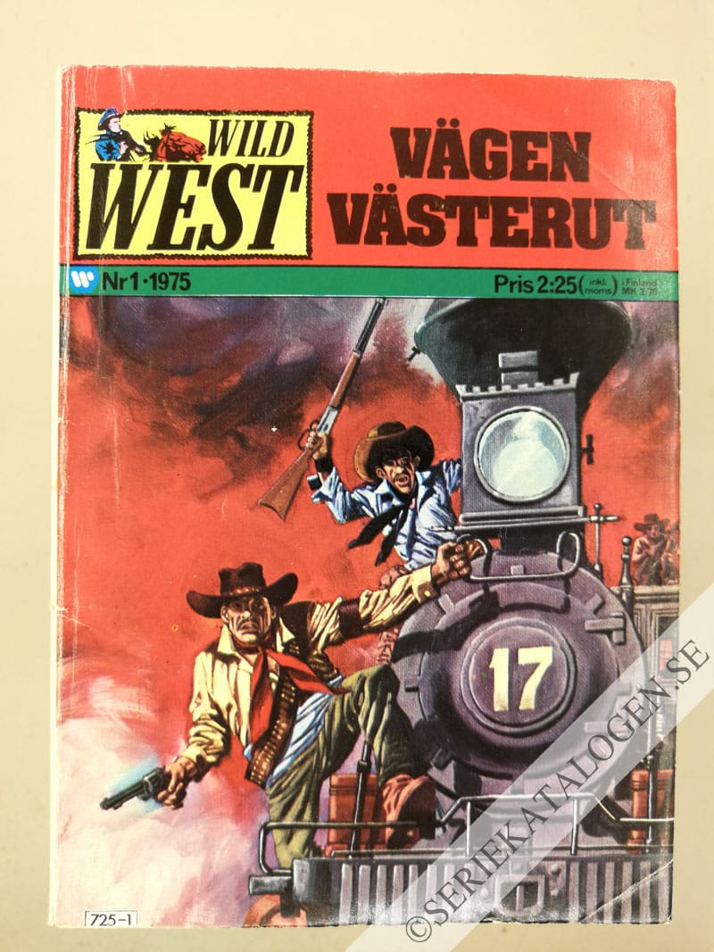 Framsida på Vägen västerut (1975)