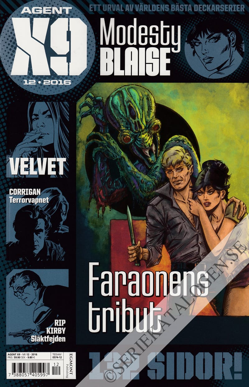 Framsida på Agent X9 #12 (2016)