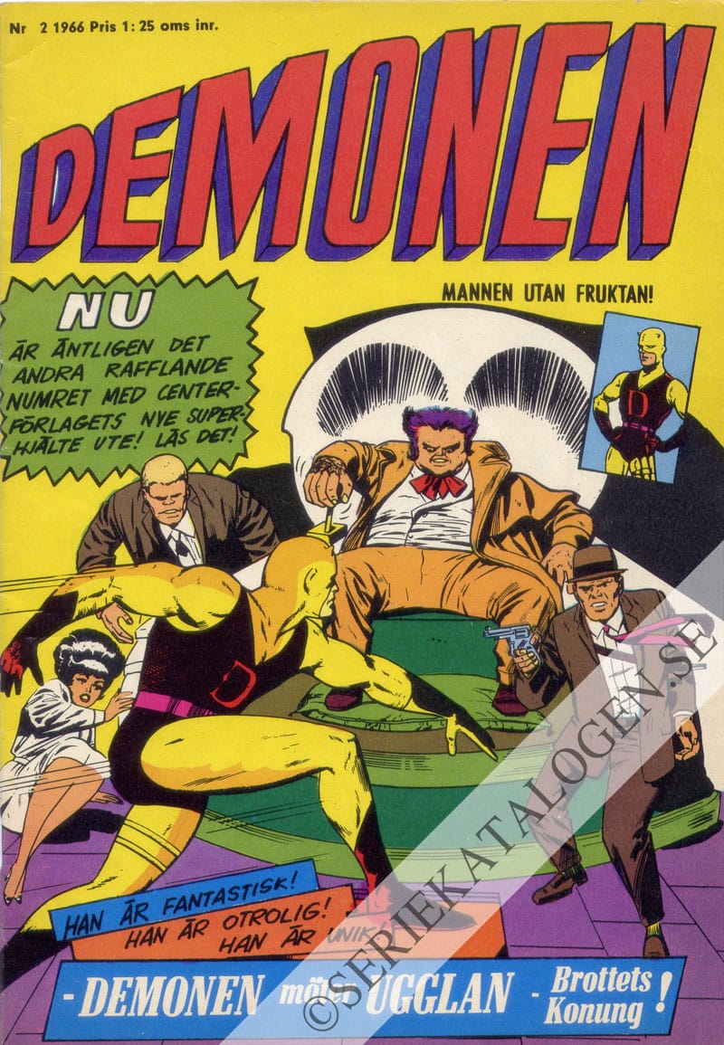 Framsida på Demonen #2 (1966)