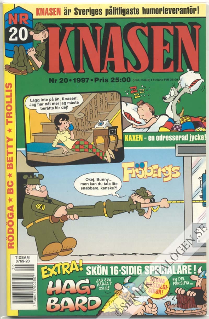 Framsida på Knasen #20 (1997)
