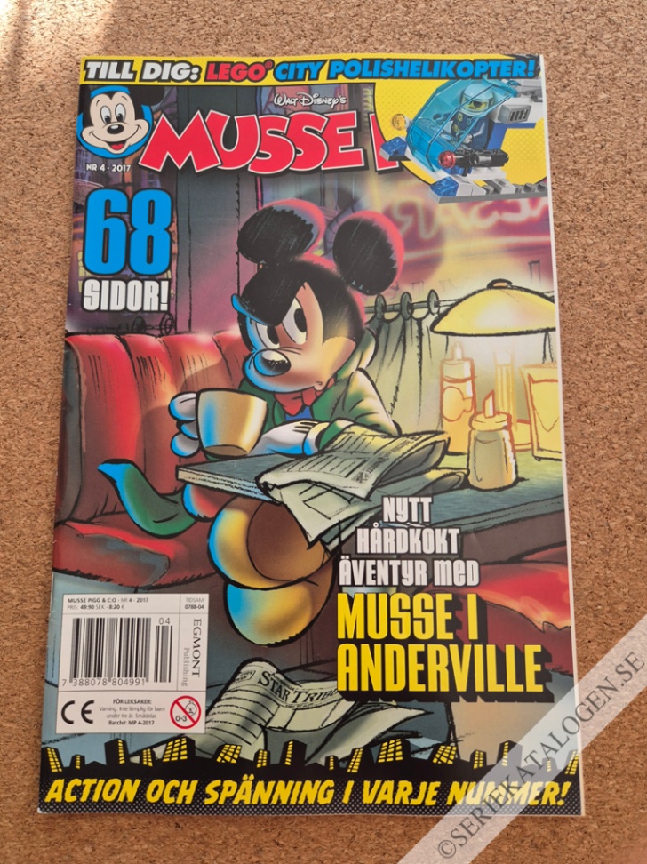 Framsida på Musse Pigg & C:o #4 (2017)
