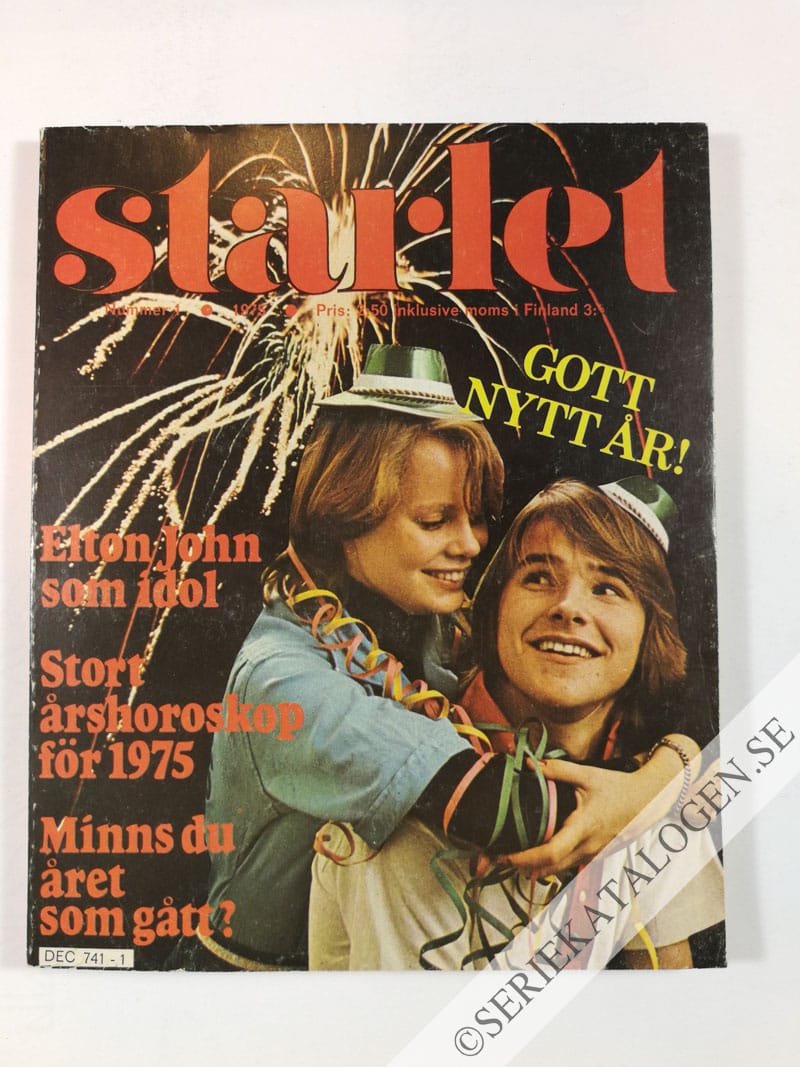Framsida på Starlet #1 (1975)