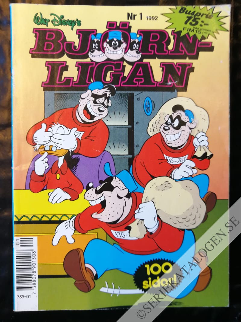 Framsida på Björnligan #1 (1992)