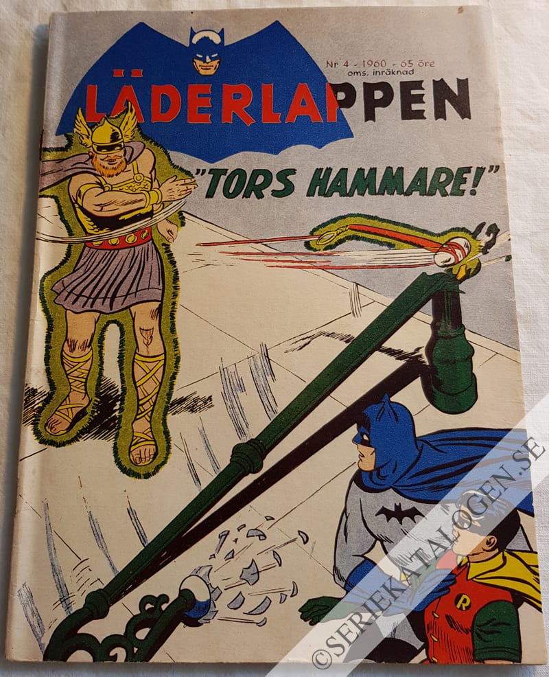 Framsida på Läderlappen och Robin #4 (1960)