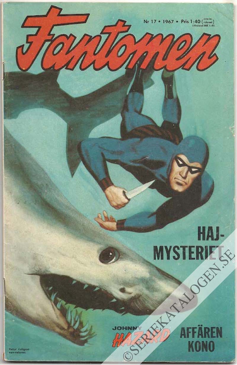 Framsida på Fantomen #17 (1967)