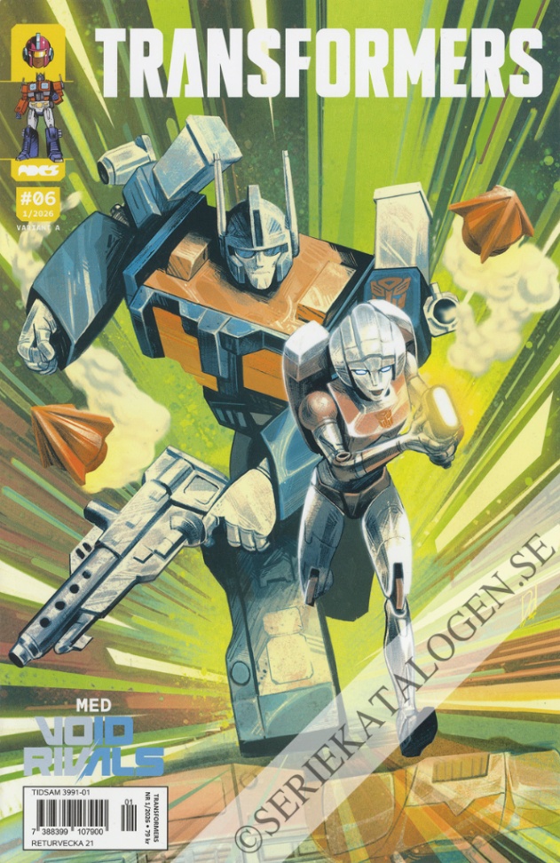 Framsida på Transformers #1 (2026)