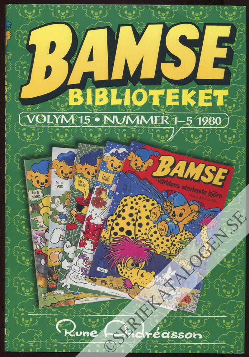Framsida på Bamsebiblioteket #15 (2005)