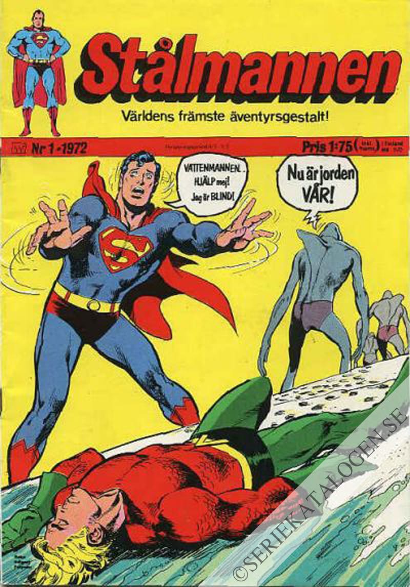 Framsida på Stålmannen #1 (1972)