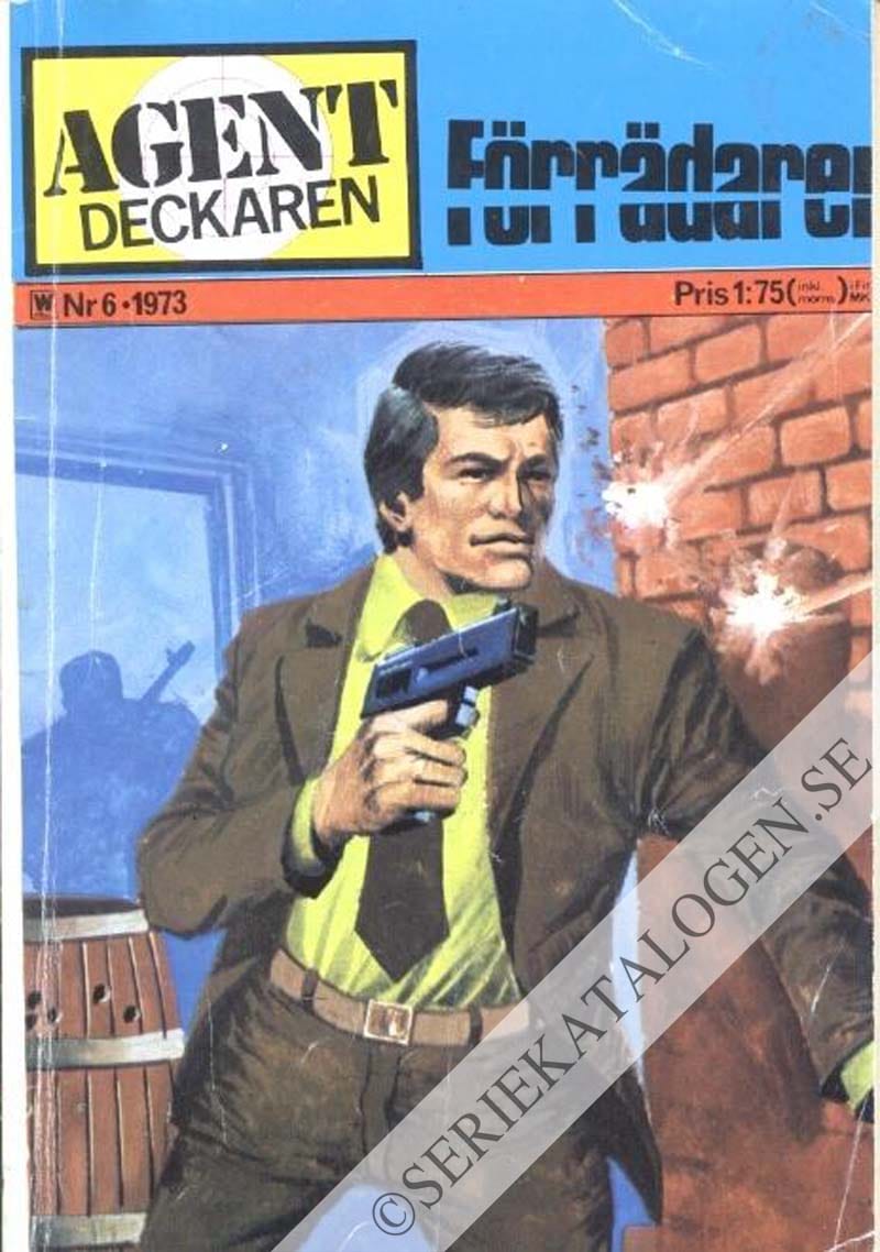 Framsida på Agent-deckaren Förrädaren (1973)