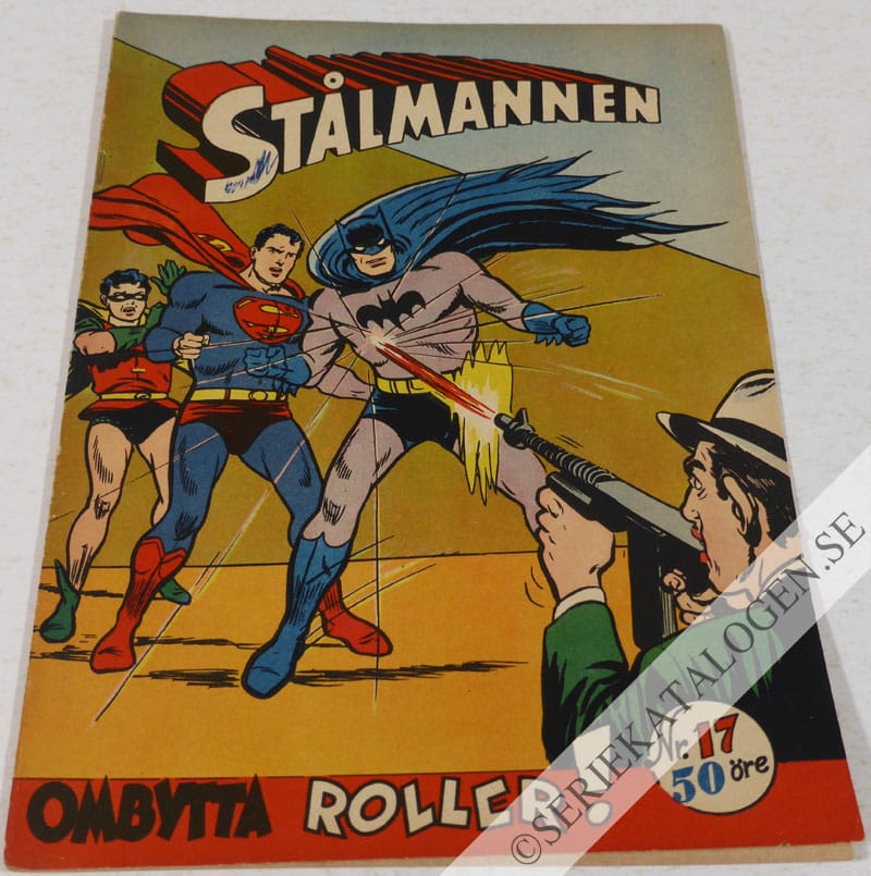 Framsida på Stålmannen #17 (1954)