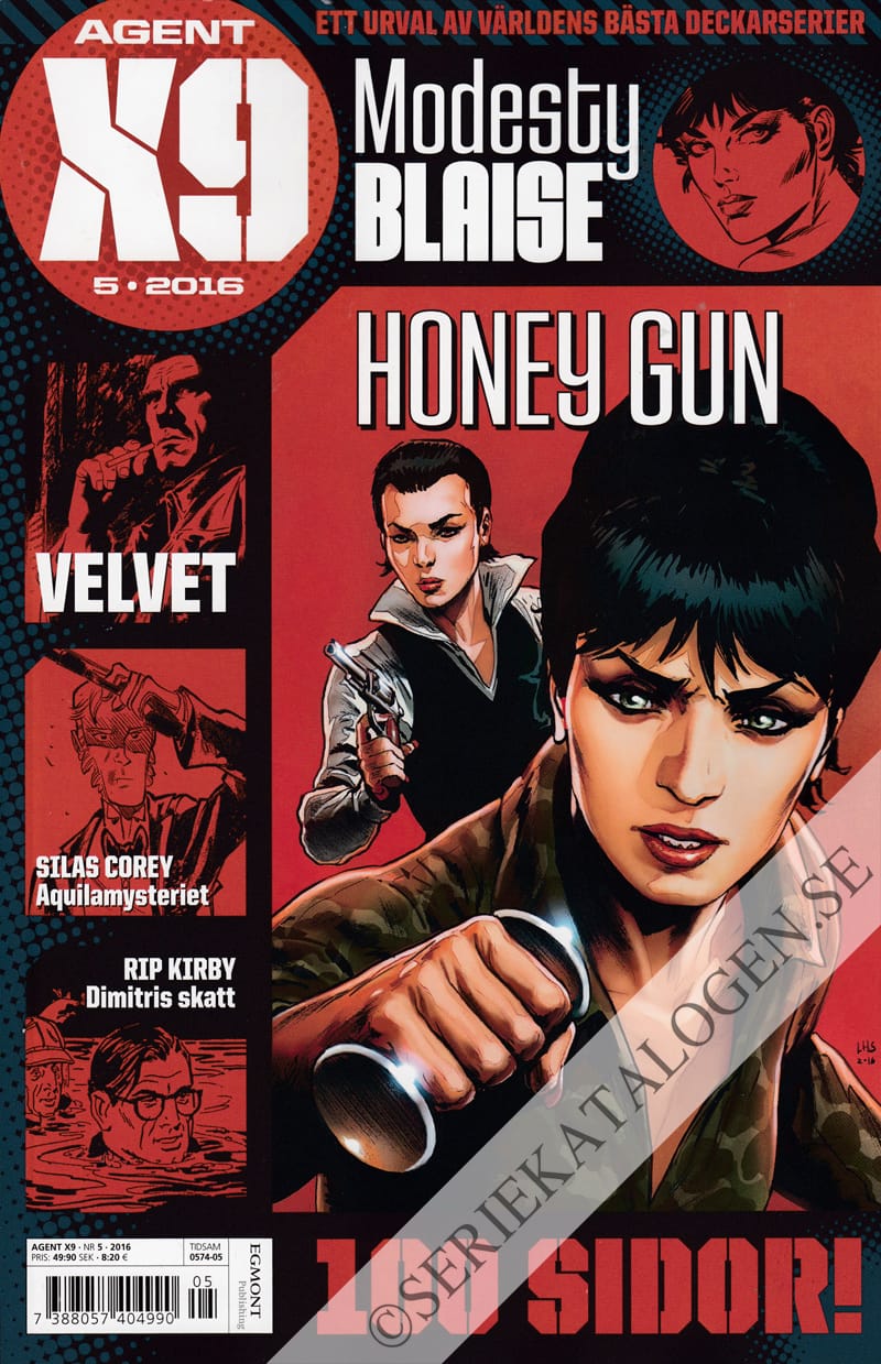 Framsida på Agent X9 #5 (2016)