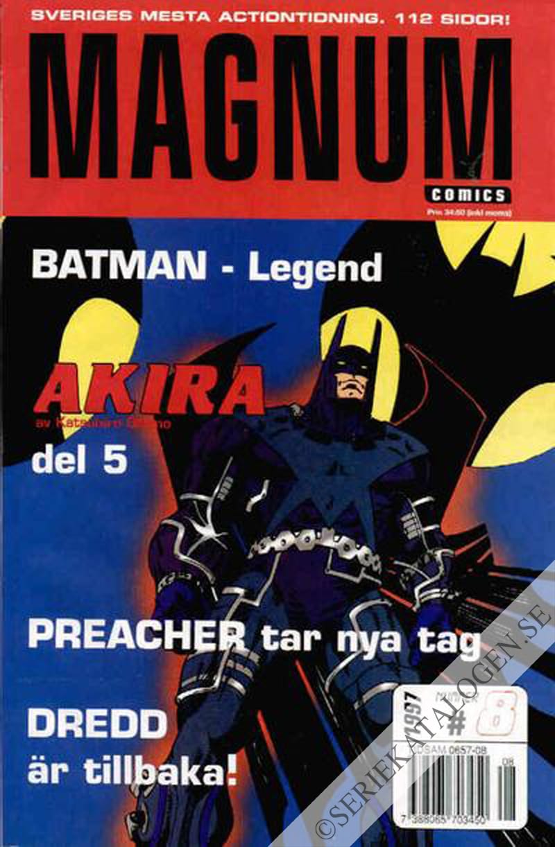 Framsida på Magnum comics #8 (1997)