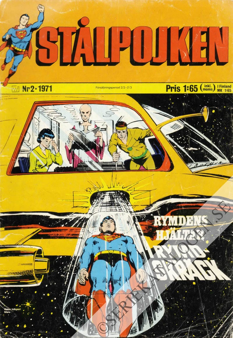 Framsida på Stålpojken #2 (1971)