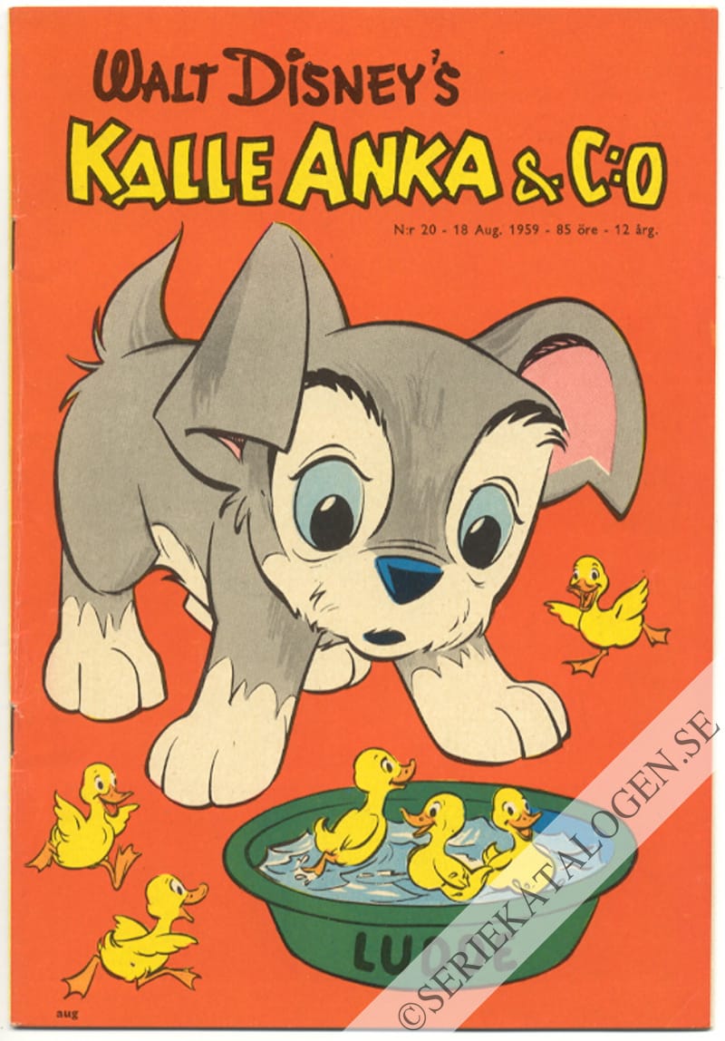 Framsida på Kalle Anka & C:o #20 (1959)