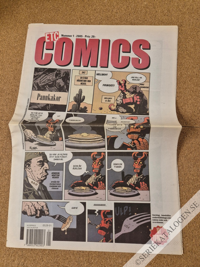 Framsida på ETC Comics #1 (2005)