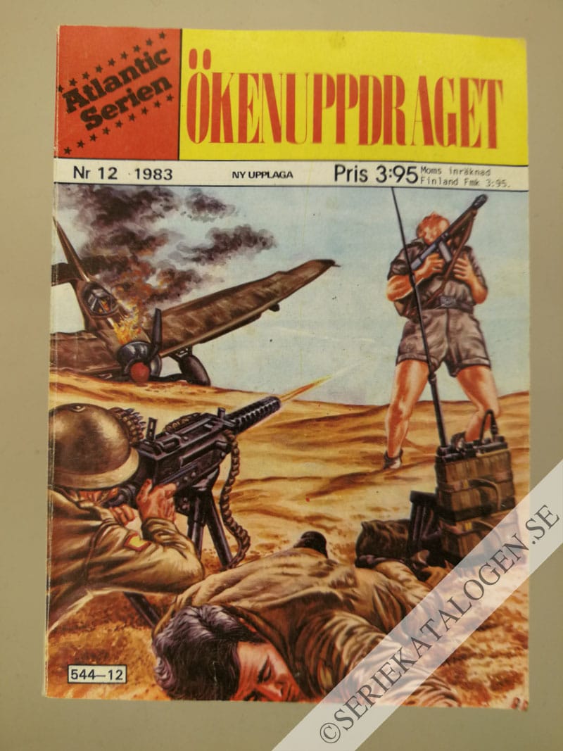 Framsida på Atlanticserien Ökenuppdraget (1983)