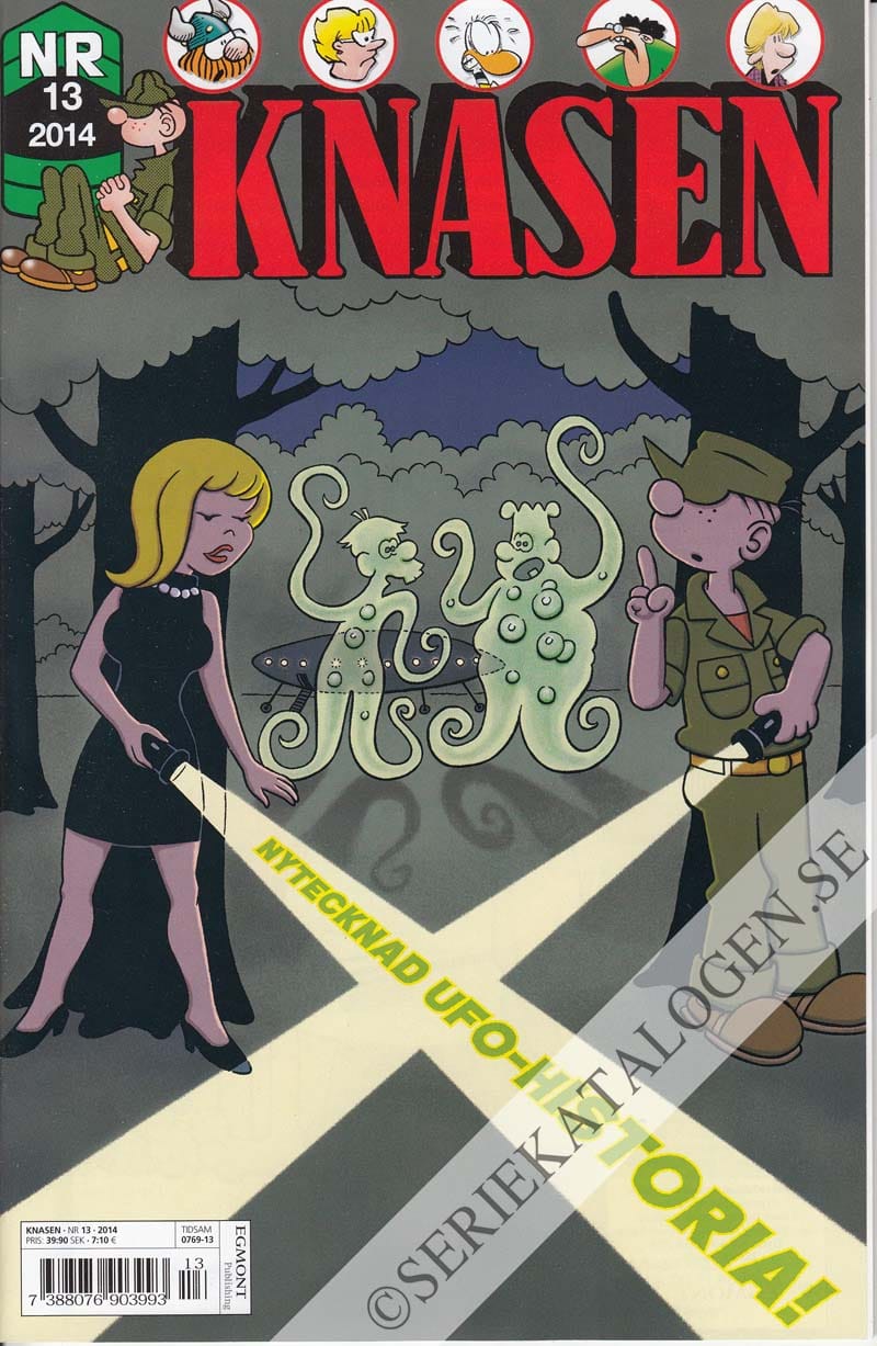 Framsida på Knasen #13 (2014)