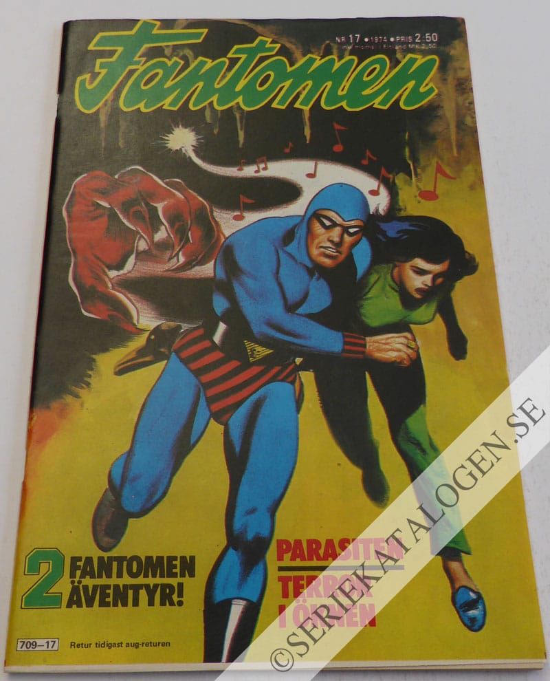 Framsida på Fantomen #17 (1974)