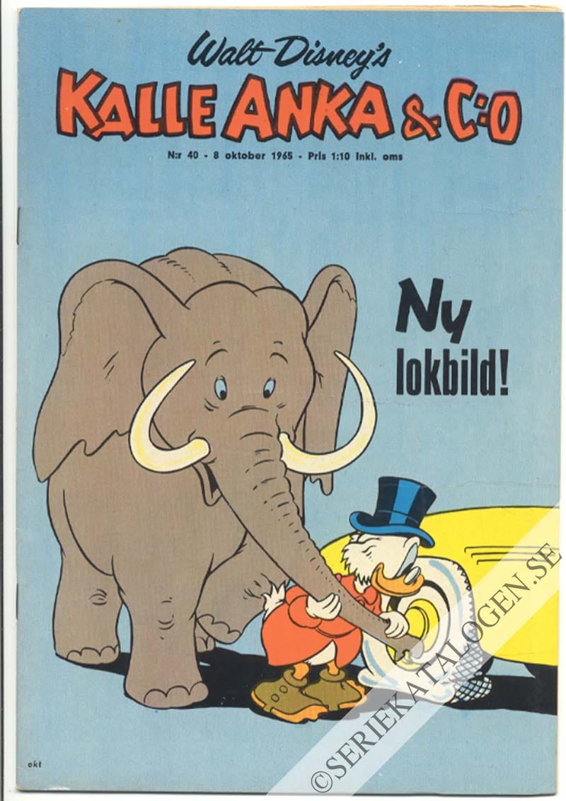 Framsida på Kalle Anka & C:o #40 (1965)